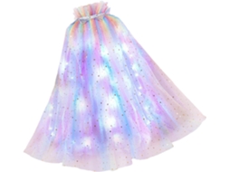 Capas de princesa com luzes LED SFUSHOS