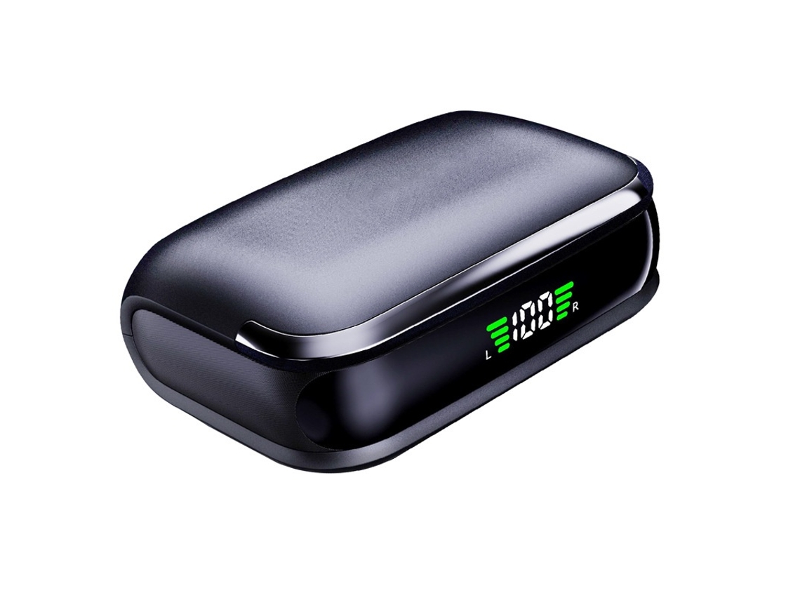 Fones de Ouvido Bx31 Bluetooth 5.3, 75 Horas de Reprodução, Ipx7 À Prova D'água, Fones de Ouvido Sem Fio para Ios/android JIAPEI (preto)