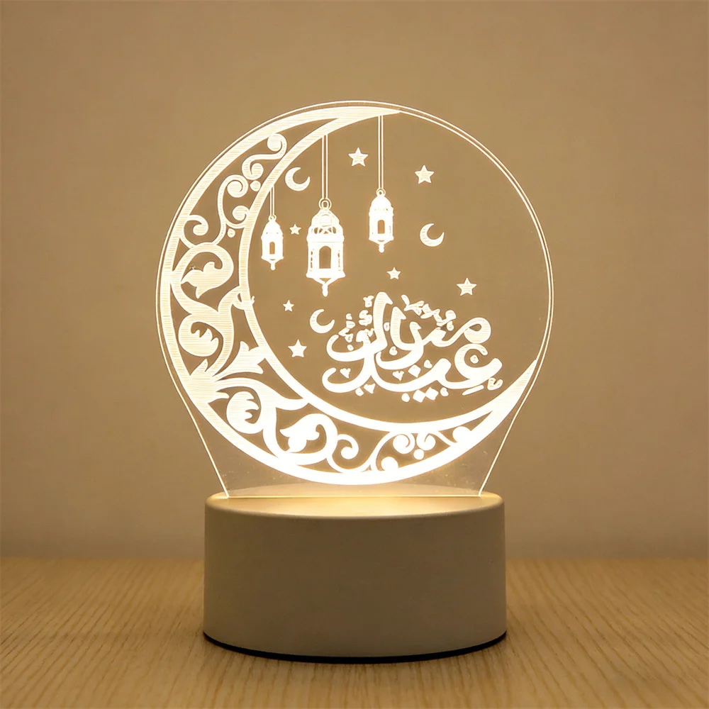 (luz Noturna-44) Luz Da Lua 3d Do Ramadã