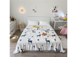 Manta de Inverno Fansu em Fleece com Estampa Escandinava Flanela Grossa Macia e Quente para Cama Infantil Sofá