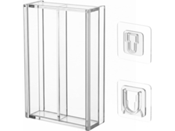Double Support Mural Pour Manette Switch, Double Support En Acrylique Transparent 29,5 X 9,5 X 13 Cm -
