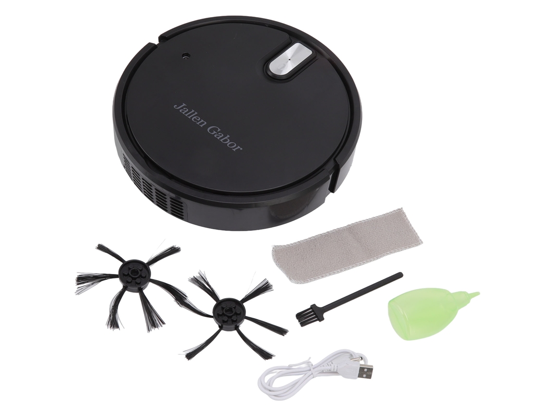 Robô Aspirador Inteligente 5 em 1 com Varredura, Pulverização e Carga Usb para Casa