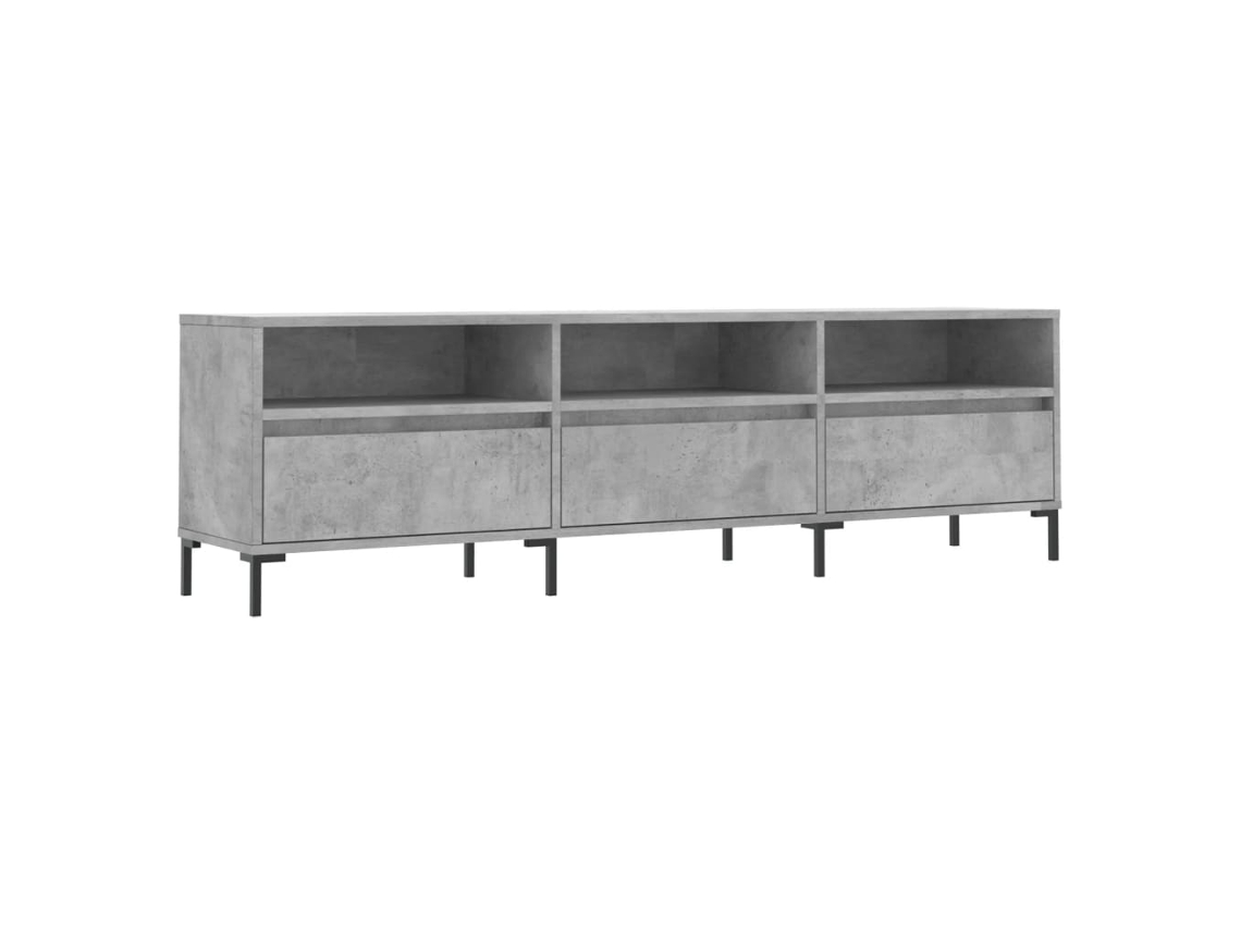 Tv Cabinet, Tv Cabinets Vidaxl Cinzeto Madeira Processada (n/a)