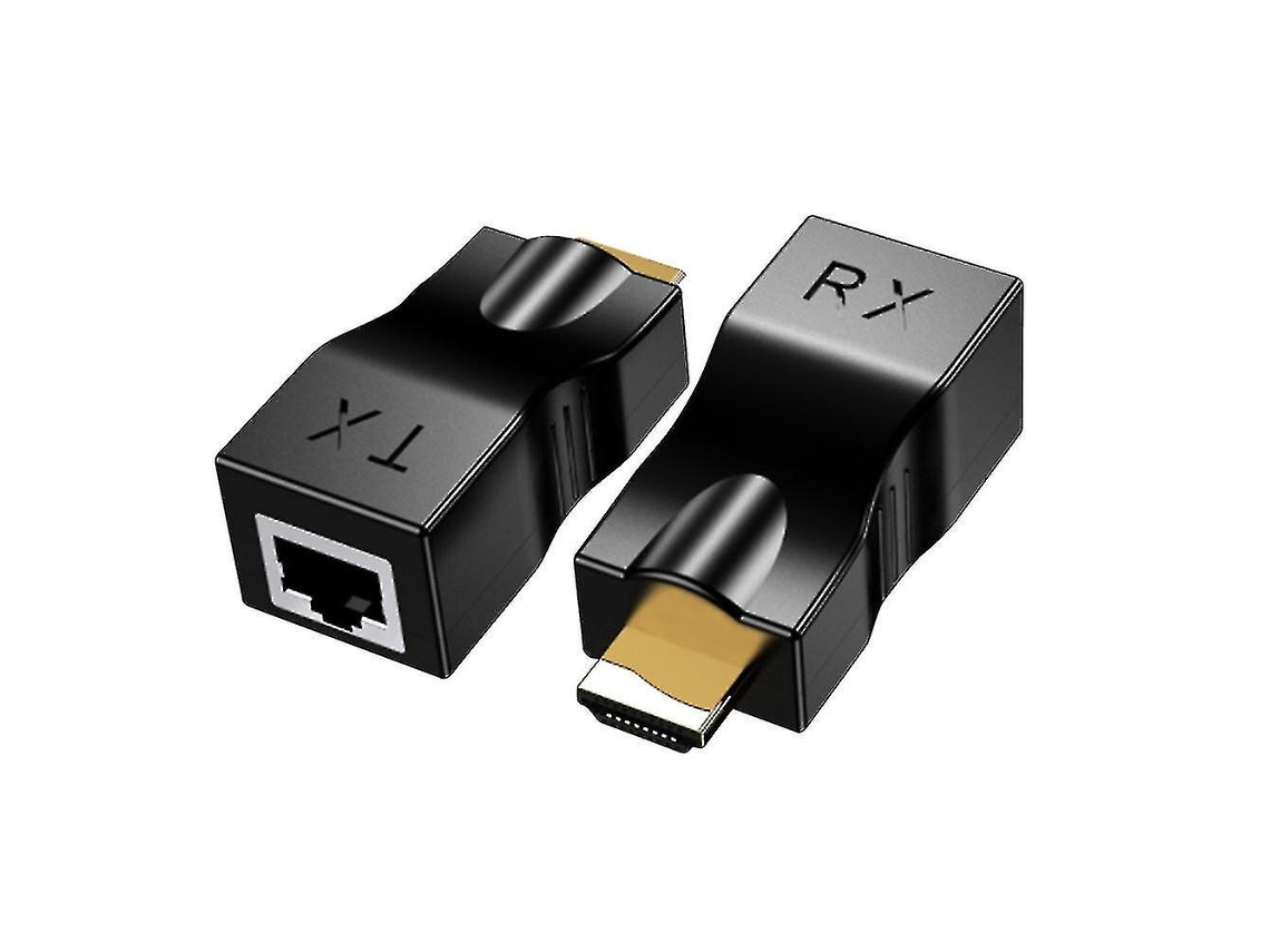 Lurelia Extensor Hdmi Cat5e Rj45 1080p 30 M 1 Par Preto