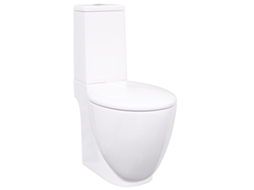 Toilet, Toilets Vidaxl Branco Cerâmica