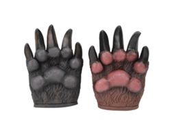 ATS 2 peças Brinquedos educativos de fantoches de mão com cabeça de animal simulada para crianças2