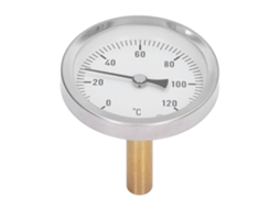 Termômetro Para Churrasco Com Mostrador De 63 Mm, Bimetálico, Medidor Temperatura 0 A 120 °c. Aquaforge