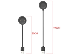 Base de carregamento para relógio inteligente de 60/100 cm, cabo de carregamento 5V/1A para Mibro Watch A1 Ly Ebike