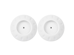 Mali 2pcs Protetores de Parede para Portões Baby Gate Wall Saver Silicone Branco Seguro