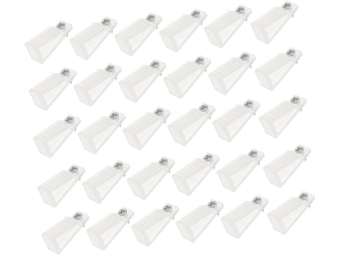 Ukcoco Clips Para Luzes De Corda Externas 3 Mm, Ganchos Rosca Plástico