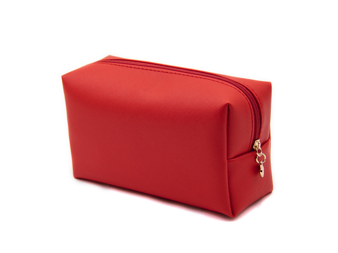 Bolsa de Maquiagem em Couro Pu para Mulheres Minimalista Portátil Armazenamento Diário NEVEANCE
