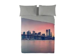 Capa Nórdica NATURALS Brooklin Bridge Casal 2 Peças 220x220 cm
