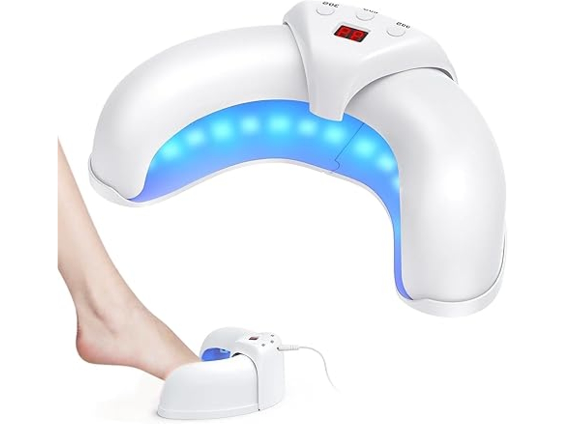 Kit De Luz Dobrável Para Fungos Das Unhas Para Unhas Dos Pés Descoloridas E Espessadas 