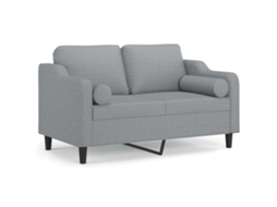 2-seater Sofa, 2-seater Sofas Vidaxl Cinzeto Tecido (n/a)