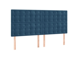 Headboard, Headboards Vidaxl Azul Veludo (200 Cm)