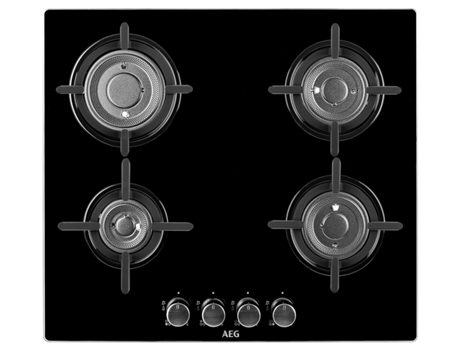 Placa de Gás AEG HG694840NB (Gás Natural - 59.5 cm - Preto) — Gás Natural | Largura: 59.5 cm
