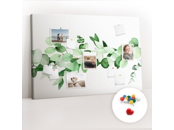Painel De Cortiça Para Parede Ramo De Planta Para O Corredor Espelharte (120x80 Cm)