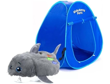Peluche com Tenda ESCONDIDITOS Tubarão (15.24x30.48x38.73 cm)