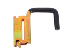 Ganchos Ferro E Zinc J para Trilhos E-track, Conjunto de 2 Suportes Antiderrapantes.
