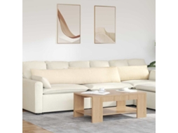 Vidaxl Travesseiros De Sofá 2 Pcs Creme 200 X 40 Cm