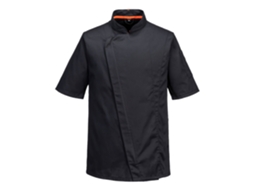 Jaqueta Assimétrica M/c Meshair Pro Estilo Conforto / Preto / Xxl Portwest