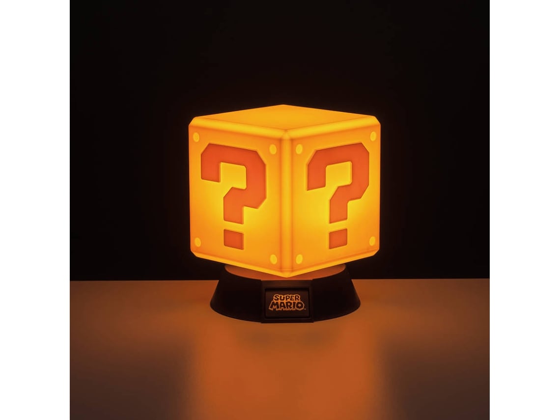 Super Mario Bros. Question Block with Mario Lamp | GameStop