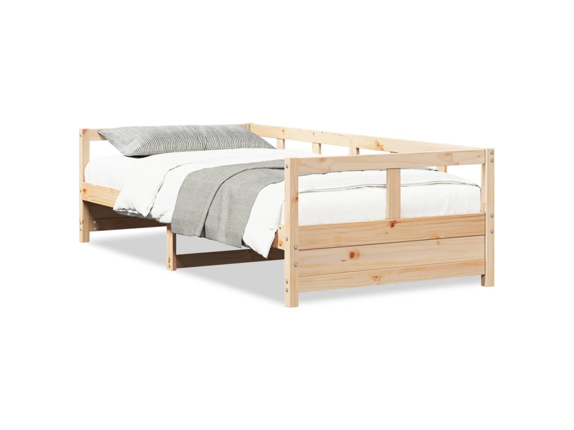Sofá cama 80x200 Cm Madeira de Pinho Maciça Natural MAISON EXCLUSIVE