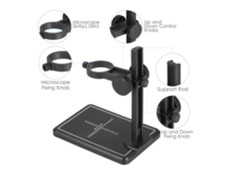 Suporte Ajustável Para Microscópio Digital Com Base Grande E Escalas