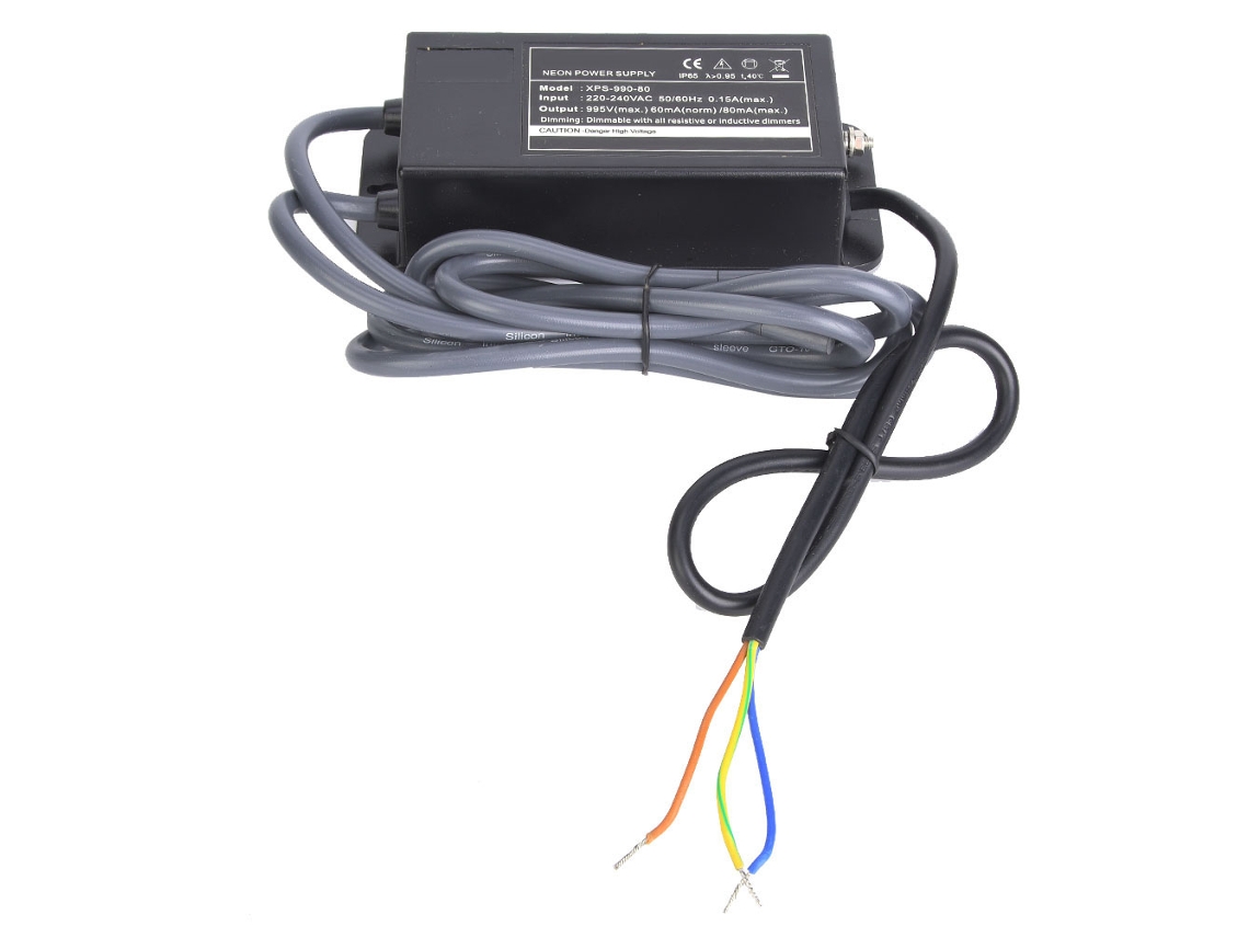Transformador Eletrônico para Luz Neon 0.9kv 80ma