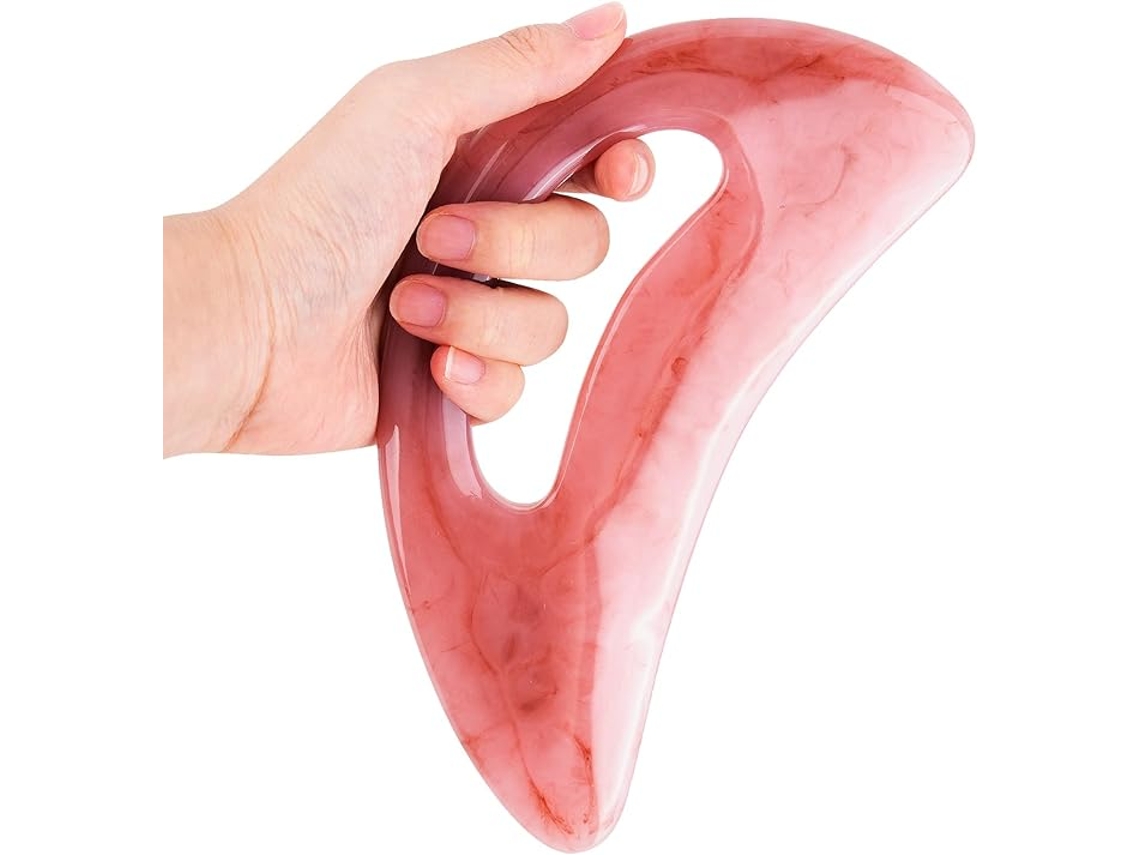 Massageador Gua Sha Grande para Drenagem Linfática Terapêutica Pernas Costas Rosto Pescoço Músculos ZYBLSSBB