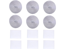 Telas De Proteção Para Janelas Personalizáveis Com Fixação Adesiva, Respiráveis, Conjunto De 6 Peças Com Fita Adesiva