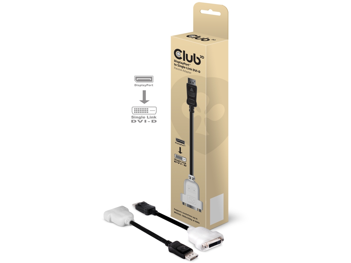 Cabo CLUB3D (Preto)