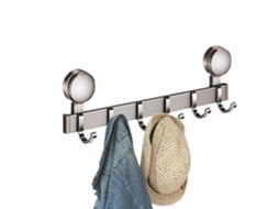 Ganchos De Parede Para Cozinha, Resistentes, Com Ventosas A Vácuo, Para Toalhas, 41x 11x 4, 5cm, Ganchos Removíveis