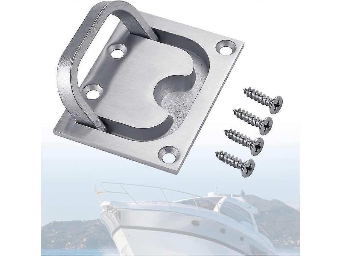 Mango de Cajón Embutido de Aço Inoxidável 304 para Barcos, Armários, Portas Deslizantes com Tornillos | S/MARCA