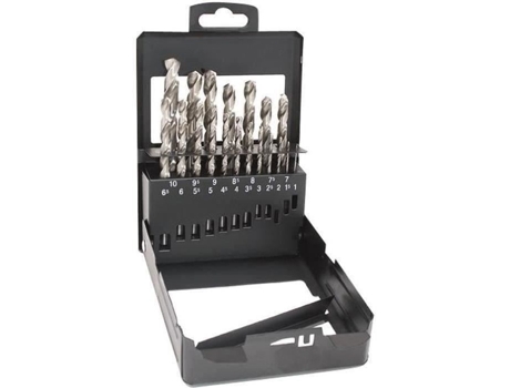 Brocas Hss Nº 2 RISS Caixa com 19 Brocas de 1 a 10Mm
