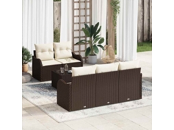 Vidaxl Conjunto De Sofá De Jardim 6 Unid. 5-número De Lugares