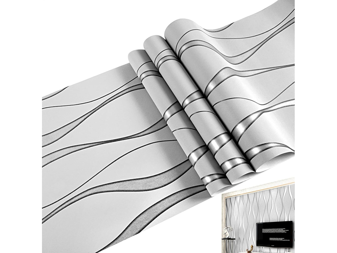 Papel De Parede 3d Temporário Para Apartamentos – Glitter Moderno | Imprimir
