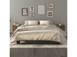 Vidaxl Mesas De Cabeceira 2 Pcs 40x35x47,5 Cm Cor Carvalho Fumado