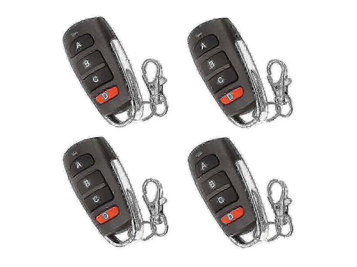 Pacote com 4 Controles Remotos Universais para Portão de Garagem. TAISHENGDA