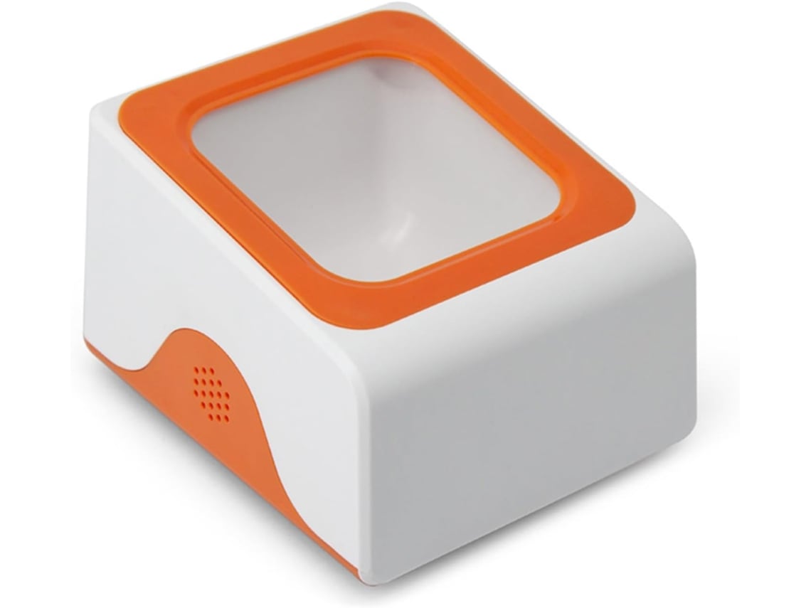 Leitor De Código De Barras De Mesa, Sensor Cmos, Comando De Voz