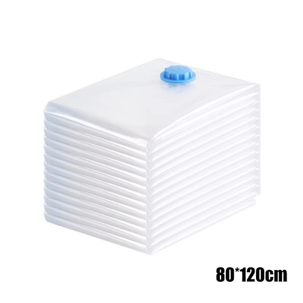 Sacos De Armazenamento A Vácuo Para Guardar Cobertores, Edredons E Roupas. 1 Unidade, 80x120cm