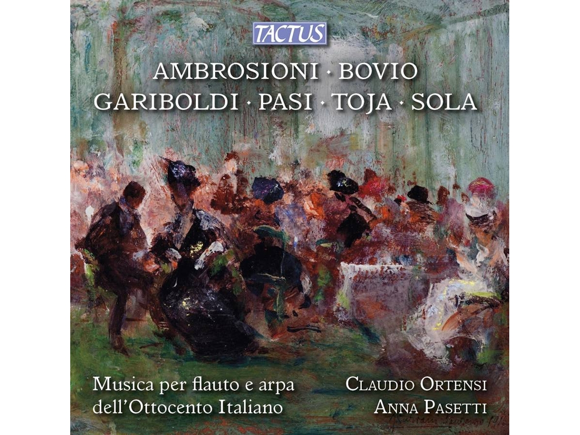 CD Ortensi,Claudio/Pasetti,Anna - Werke für Flöte und Harfe (1CD)