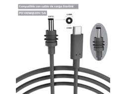 Para Starlink Space X Mini Usb C Para Cabo D 2/3/5 M À Prova Dágua, Proteção Contra Sobrecarga E Curto Circuito Spx Mini Tipo C Para Cabo Dc Vayotoy