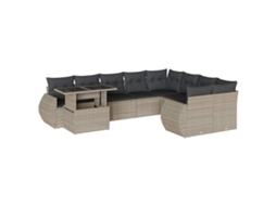 Garden Sofa Set, Garden Sofa Sets Vidaxl Cinzeto Rattan / Vime (n/a)