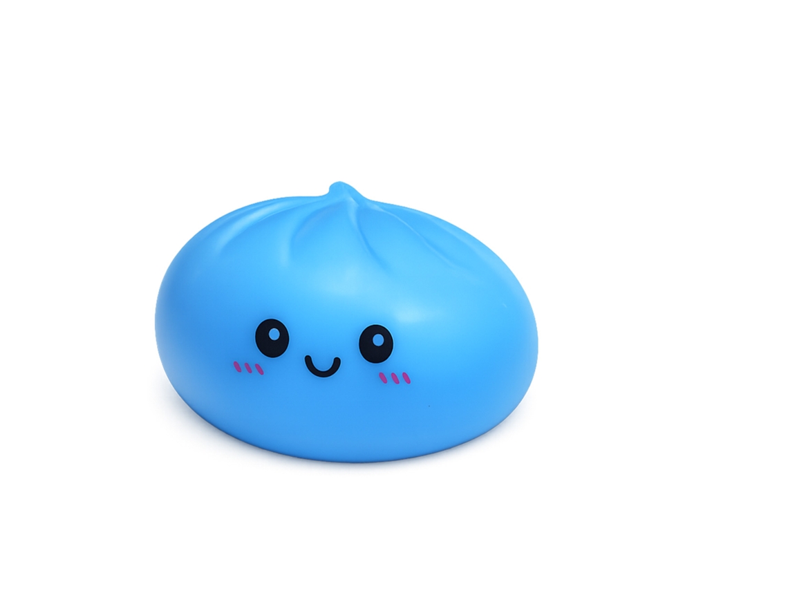 Brinquedo De Estresse Dowmoo Baozi Azul Royal Soft Slow Rebound Cute