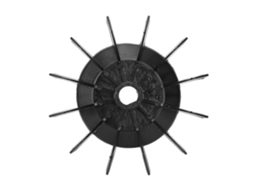 Pá De Ventilador Compressor De Ar Plástico Engenharia 5p Tipo V 211mm 24mm