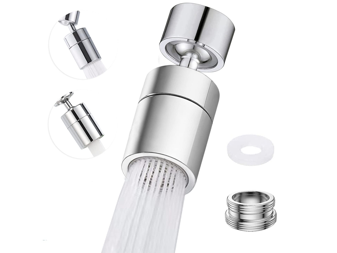 Cabeça De Chuveiro Giratória 360° Para Torneira De Cozinha,2 Modos De Pulverização,economizador De Água Dupla Função Com Filtro Ajustável Btforus