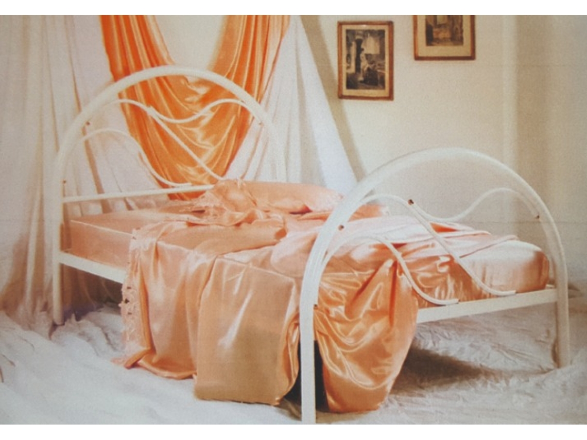 Cama COLCHÃOCERTO.PT (190x90 - Ferro - Vermelho)