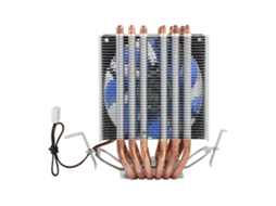 Cooler De Cpu Fan Heatsink Com 6 Heatpipes Para Intel Lga1156/1155/1150/775 Azul