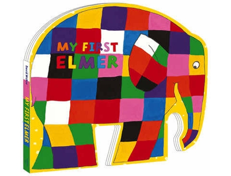 Livro My First Elmer: Shaped Board Book de David Mckee